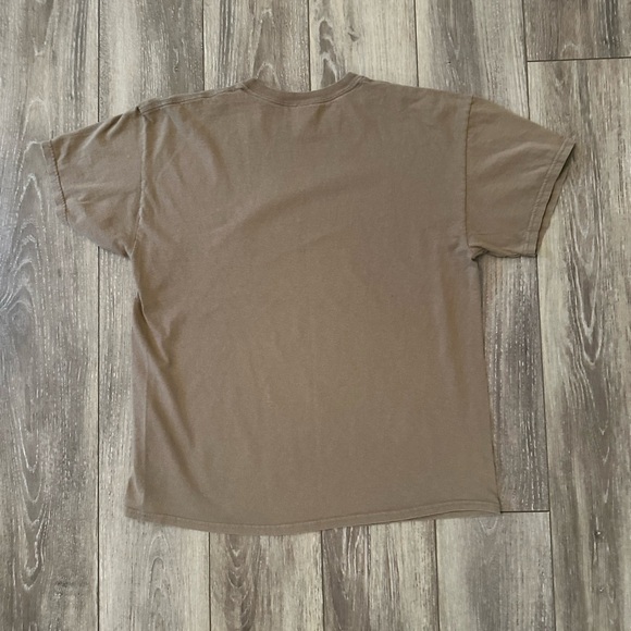 Final Markdown Tan Grateful Casual T-Shirt With Pumpkins - Picture 6 of 7